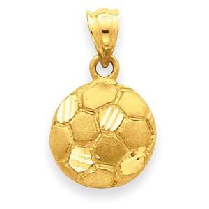  14k Soccer Ball Charm West Coast Jewelry Jewelry