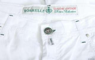 Luigi Borrelli NAPOLI pants trousers LUXURY VINTAGE white NEU  
