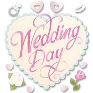 Jolees Boutique Dimensional Stickers Wedding Day   626357 