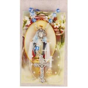  Miraculous Medal Auto Rosary/Prayer Card Set (AR11C 