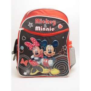  Walt Disney Mickey and Minnie Large Backpack with Mickey 