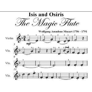   Flute Mozart Easy Violin Sheet Music Wolfgang Amadeus Mozart Books