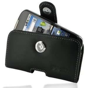    PDair P01 Black Leather Case for Huawei Sonic U8650: Electronics