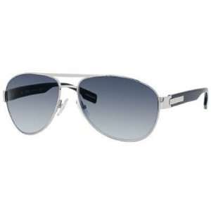  Boss Hugo Boss 409 Palladium / Dark Blue Gradient Lens Sunglasses 