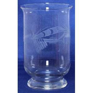  Individually Hand Etched Fishing Fly Glass Candle Shade 8 