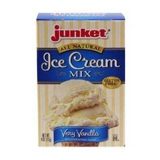 Junket Vanilla Ice Cream Mix, 4 Ounce (12 Pack):  Grocery 