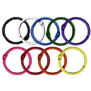  3 Colored Metal Binding Rings: Home & Kitchen