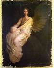 VINTAGE ART OIL PAINTING PRINT ANGEL THAYER RARE ON CANVAS READY TO 