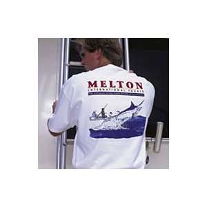  Melton International Tackle #1 White T Shirt Sports 