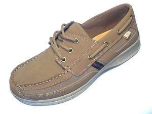 Margaritaville Tan Brown Classic Lace Boat Shoes Mens  