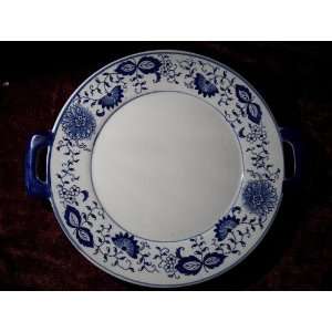  Vintage Meissen Arnart Blue Onion Serving Plate Platter 
