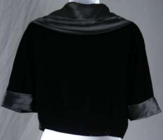 New $358 Marc Jacobs Black Velvet Cropped Jacket 6  