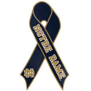 Notre Dame Fighting Irish Repositionable Ribbon Decal  