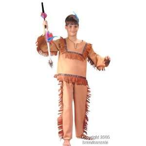  Childs Native Indian Boy Costume (Sz Large 8 10) Toys & Games