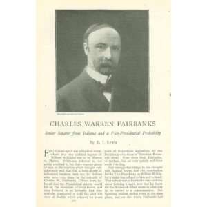    1904 Charles Warren Fairbanks Indiana Senator 