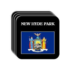  US State Flag   NEW HYDE PARK, New York (NY) Set of 4 Mini 