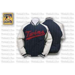    Twins Mitchell & Ness Extra Innings Jacket: Sports & Outdoors