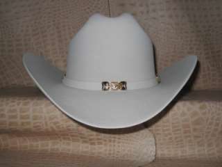 Larry Mahans Platinum 20x Beaver Fur Felt Cowboy Hat  