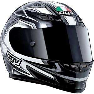  AGV GP Tech Multi Helmet   Medium/Black/White Automotive
