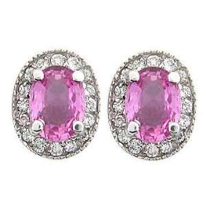  Mastini Pink Oval Princess Earrings Mastini Fine Jewelry 