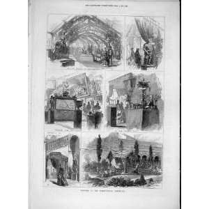  1871 Sketches International Exhibition French Garden