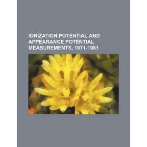  Ionization potential and appearance potential measurements 