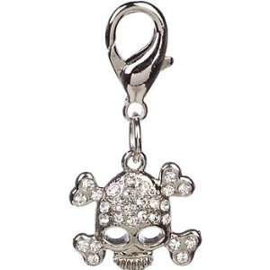   Wag a tude Bling Skull Charm for Dogs
