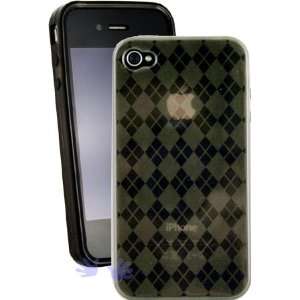  DRM iPhone 4 Case with Crystal TPU Check Design   Clear 