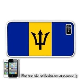  Barbados Flag Apple Iphone 4 4s Case Cover White 