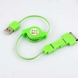   Iphone 4 4s Ipod Sync Charging Cable Green: Computers & Accessories