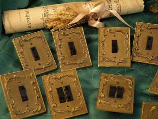 French vintage light switches sockets deco loft shabby chic  