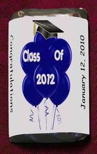   Balloons & cap Class 2012 Miniatures Candy Wrappers PARTY Favors