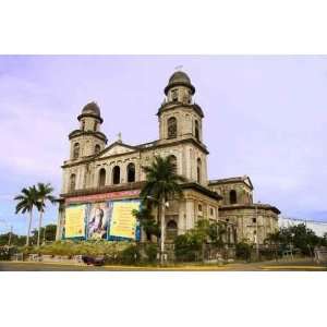  Old Cathedral Managua   Peel and Stick Wall Decal by 