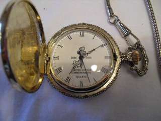   Liberty Commemorative Pocket Watch, 1 Jewel, Quartz, Runs Fine  