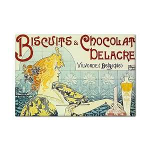   Biscuits and Chocolate Advertising Art Fridge Magnet 