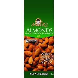 Madi Ks Whole Natural Almonds, 2 Ounce Grocery & Gourmet Food