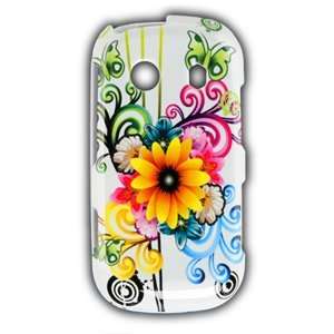   Flower & Butterfly) for Samsung Seek M350 Cell Phones & Accessories