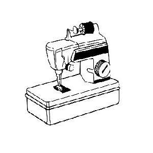  Toy sewing machine rubber stamp WM: Arts, Crafts & Sewing