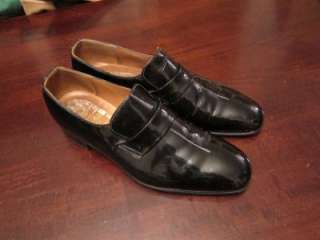 Vtg Johnston Murphy Aristocrat Mens USA Made Leather Loafer Dress 