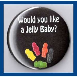   Who Would You Like a Jelly Baby 2.25 Inch Button 