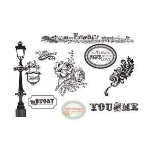   Park Collection   Unmounted Rubber Stamp   Better with Love Arts