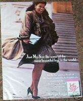 1988 Leggs Just My Size pantyhose large Lady PRINT AD  