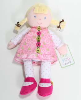 New Carters Just One You Blonde Hair Plush Baby Doll  
