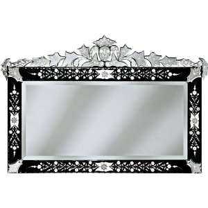  Loreta Wall Mirror w Black Frame: Home & Kitchen