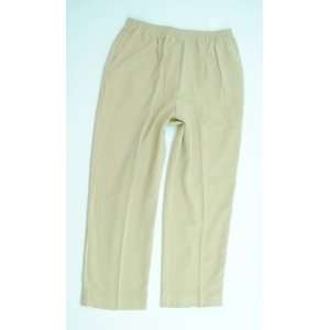  NEW ALFRED DUNNER WOMENS PANTS PROPORTIONED SHORT TAN 12 