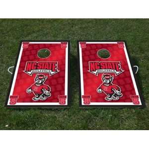  NC State Cornhole Game with 8 logo bags