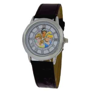   Disney #41649 Womens Princess Black Leather Band Watch Toys & Games