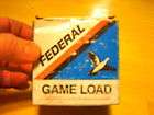 OLD 20 GA EMPTY SHELL BOX MANCAVE DEN ANTIQUE DUCKS FEDERAL GAME LOAD 