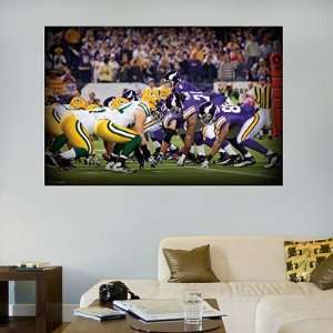   Wall Graphic Line of Scrimmage Vs Packers Mural   NFL