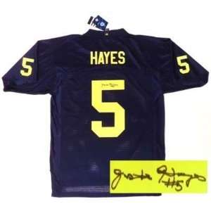  Justice Hayes Signed Michigan Wolverines Jersey Large 